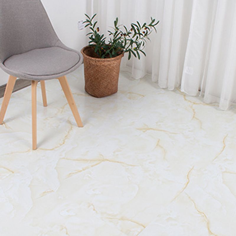 Peel & Stick Vinyl Flooring Light Vinyl Flooring with Marble Look