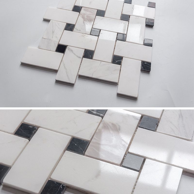 Modern Style Floor Tile Fabric Look Straight Edge Square Floor Tile