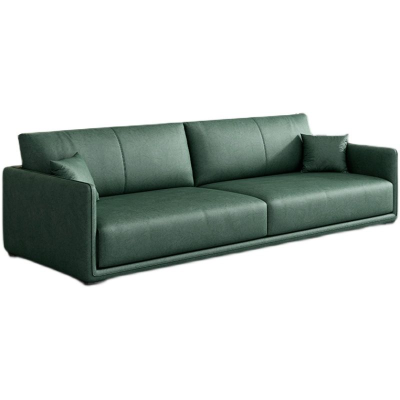 Contemporary 3-seater Sofa Sewn Pillow Back Couch for Living Room