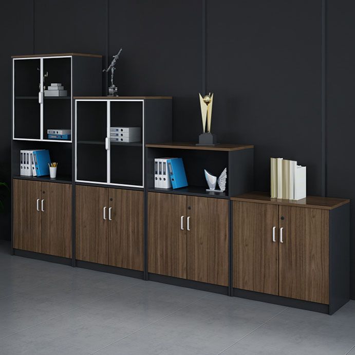 Modern Lateral File Cabinet Wood Filing Cabinet for Home Office