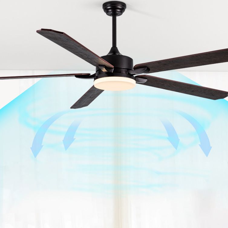 Modern Ceiling Fan Light Fixture Minimalist LED Ceiling Lamp for Living Room