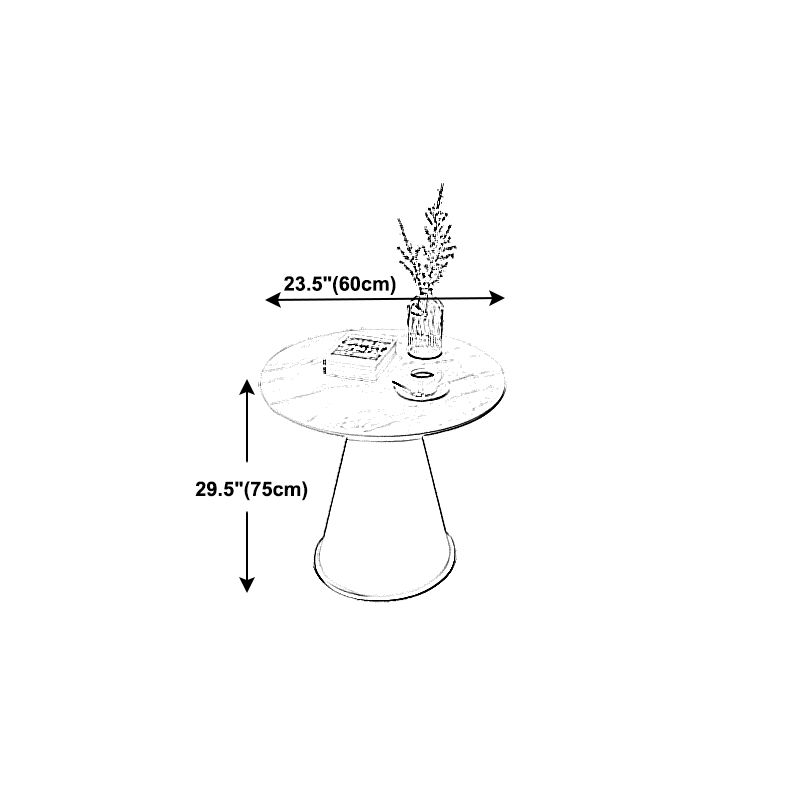 23.62"L x 23.62'W x 29.53"H Square Pedestal End Table for Living Room