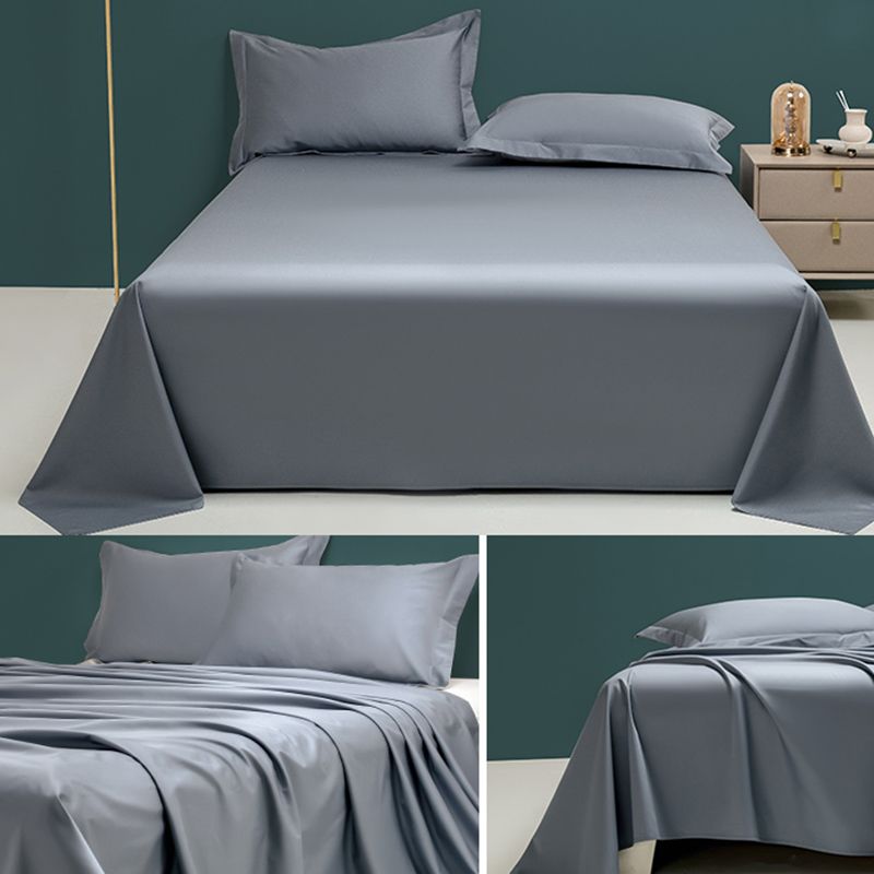 Sheet Sets Cotton Solid Color Super Soft Breathable Wrinkle Resistant Bed Sheet Set