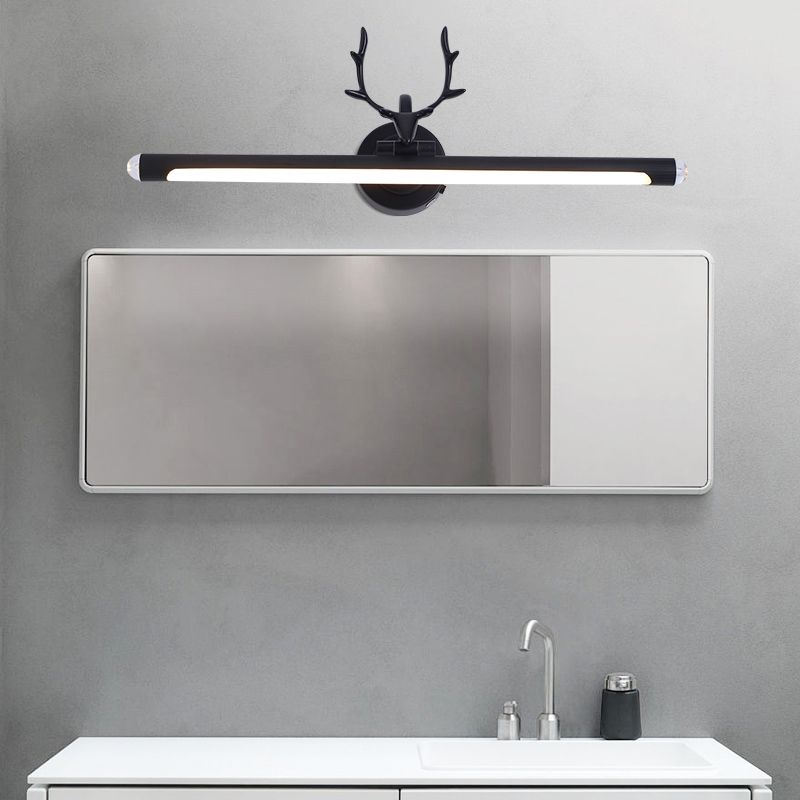 Aluminium LED Mirror Light Vintage Bathroom Vanity Lighting with Antler