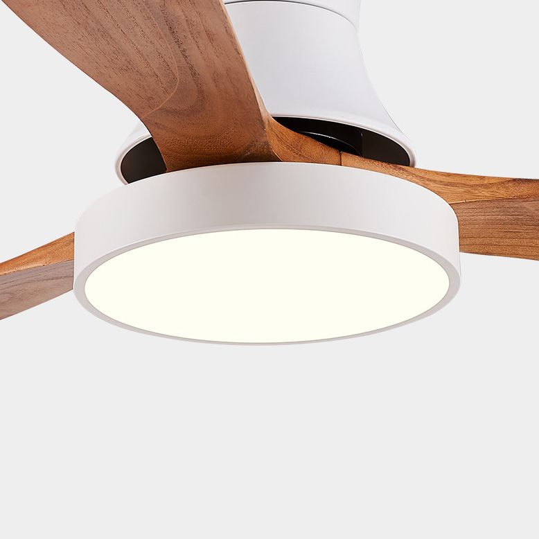 Modern LED Ceiling Fan Light Fixture Minimalism Ceiling Flush Mount for Kids' Room