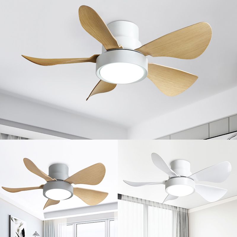 Ceiling Fan Light Simple-Style LED Metal Ceiling Flush Mount Light