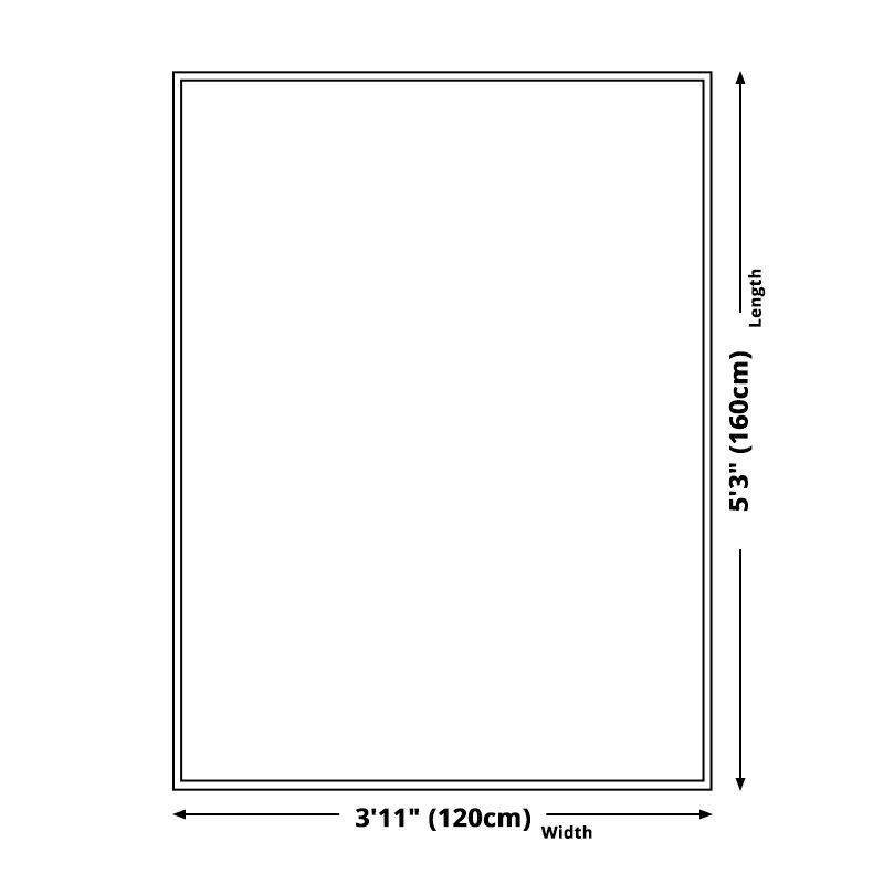 Südwestlicher indischer Stammes Teppich gezacktes Diamant geometrischer Teppich Polyester Flecken widerstandsfähiger Teppich für Wohnzimmer