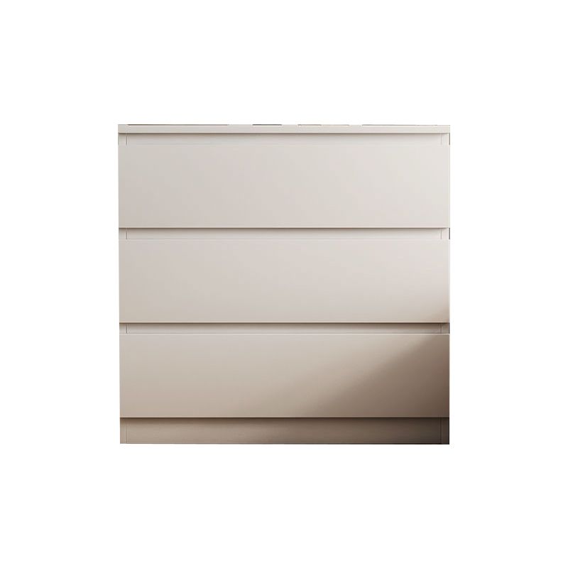 Bedroom Storage Chest Dresser Modern Style White Storage Chest with Drawers