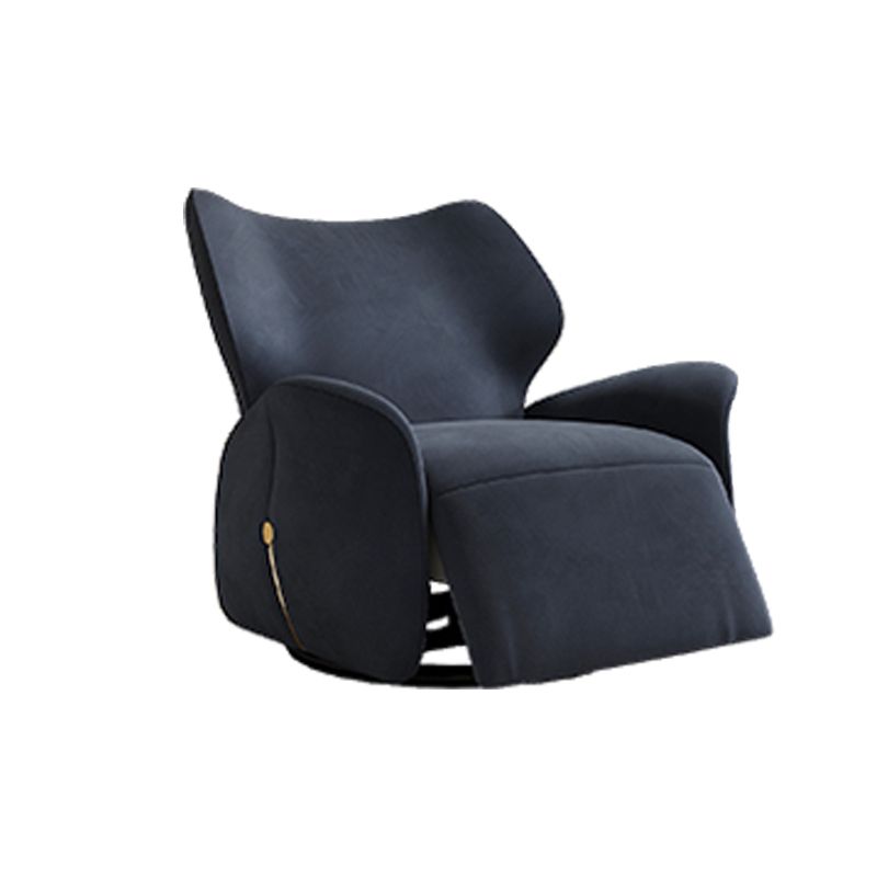 Contemporary Single Power Reclining Chair with Swivel Glider Base