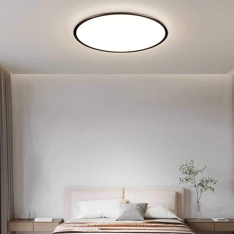 Metal Flush Mount Geometric Light Simplicity Flush Lights for Bedroom