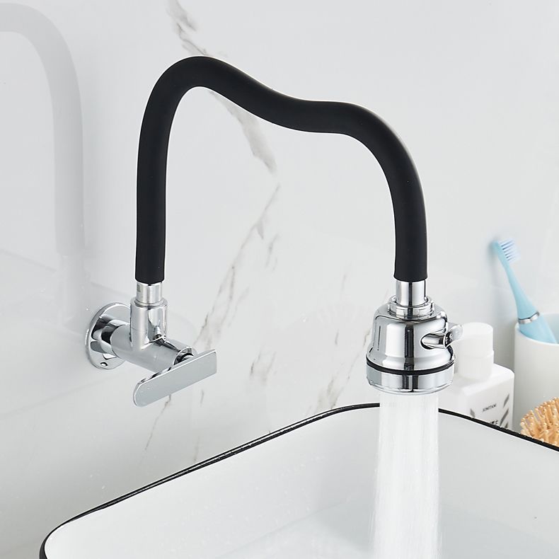 Modern Universal Tube Pot Filler Wall Mounted One Handle Profile Filler