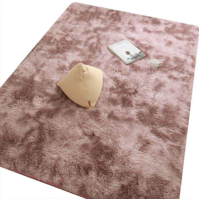 Tapis de chambre à filles multiples moderne Tie Dye Tapis polyester Machine antidérapante Machine Washable Tache résistant