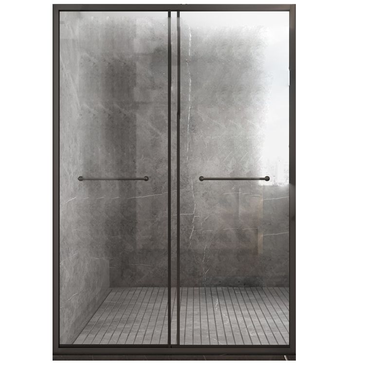 Double Sliding Shower Door Full Frame Tempered Glass Shower Door