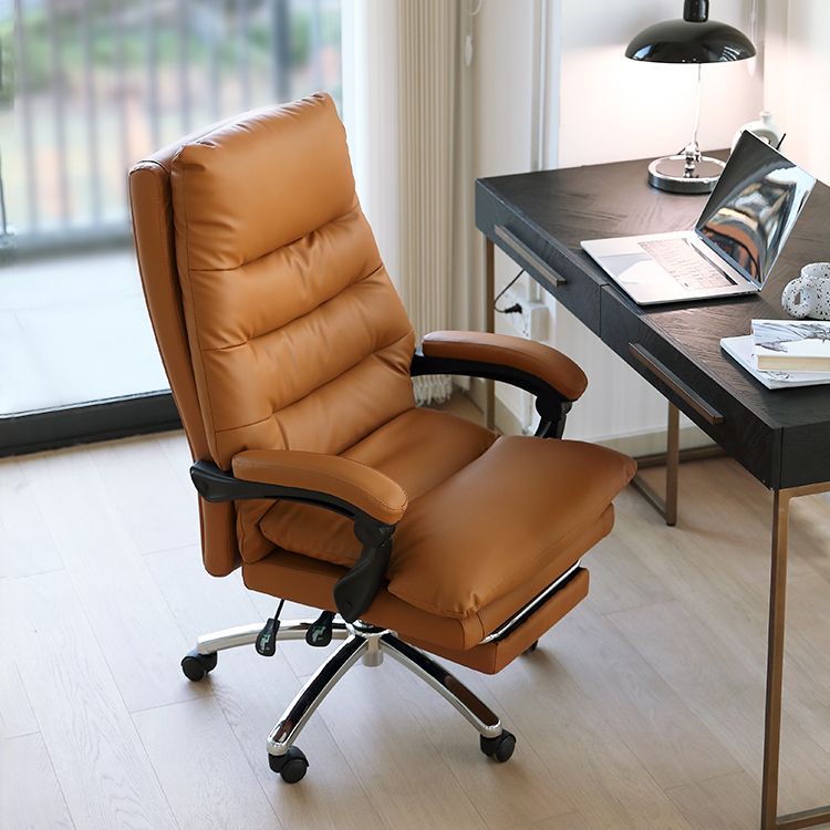 Adjustable Padded Arms Executive Chair Modern High Back Managers Chair