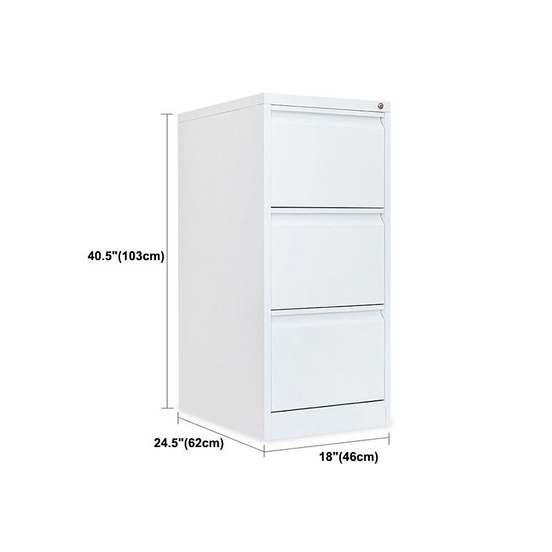 Modern Vertical Filing Cabinet Metal Filing Cabinet with Lock and Storage