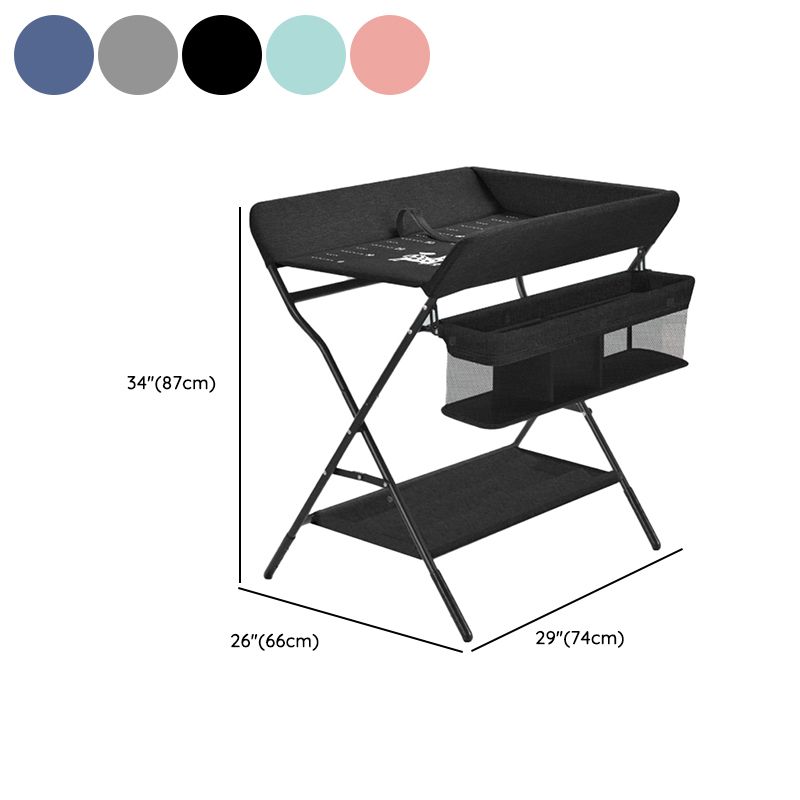 Matte Finish Changing Table Folding Baby Changing Table with Pad