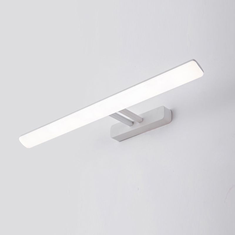 Modern Simple Iron Vanity Light Strip Shape Vanity Lamp for Shower Room