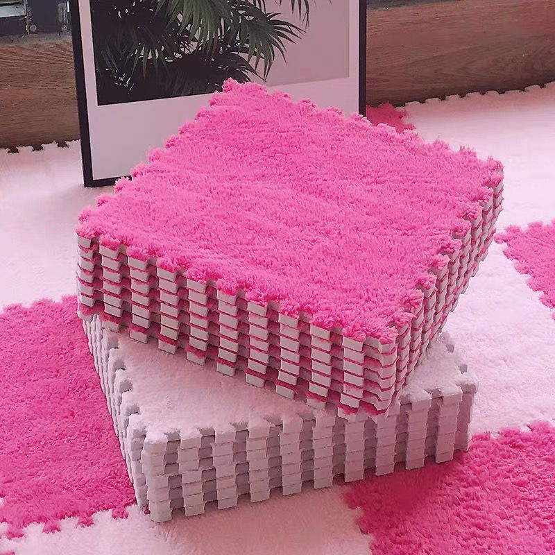 Modern Level Loop Carpet Tiles Color Block Interlocking Carpet Floor Tile