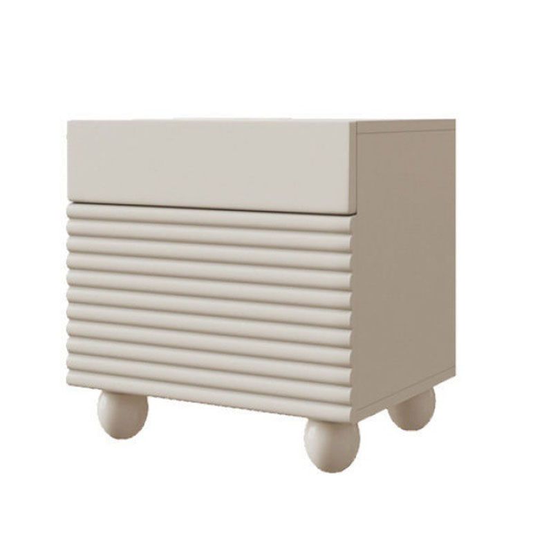 Modernism Storage Night Table 2 Drawers Bed Nightstand for Home