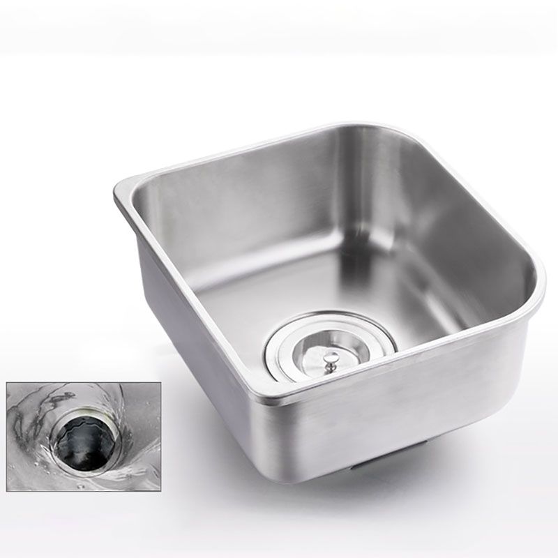 Stainless Steel Kitchen Sink Drop-In Single Bowl Kitchen Sink