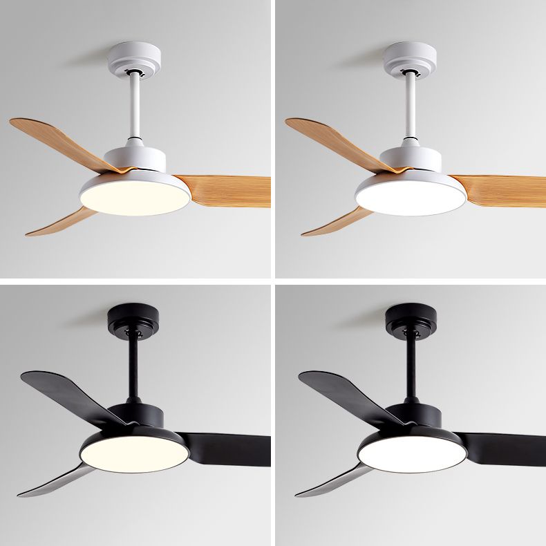 Unique Shape Metal Ceiling Fan Lighting Kids Style Single Light Ceiling Fan Lamp