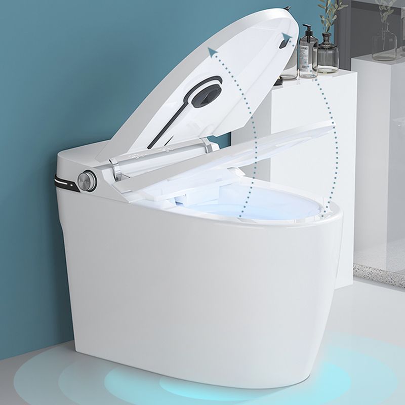 Floor Standing Bidet with Water Pressure Control and Warm Air Dryer