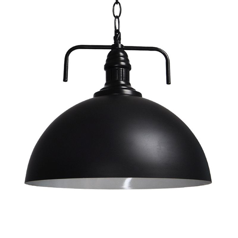 Dome Restaurant Drop Anhänger Industrial Retro Style Metal 1 Leichte Deckenleuchte