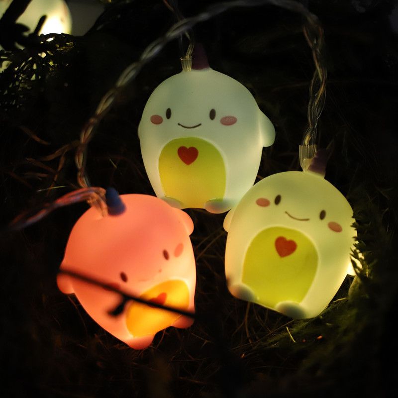 Animal LED String Lamp Cartoon Plastic Indoor Birthday Party Festive Light