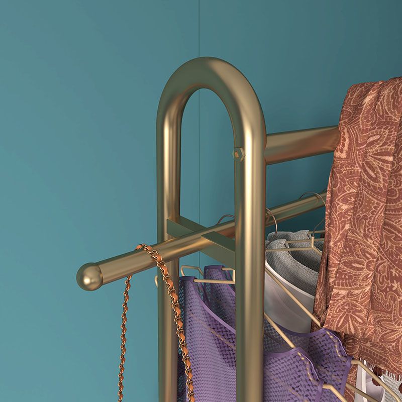 Industrial Coat Rack Metallic Free Standing Hooks Design Coat Rack for Home