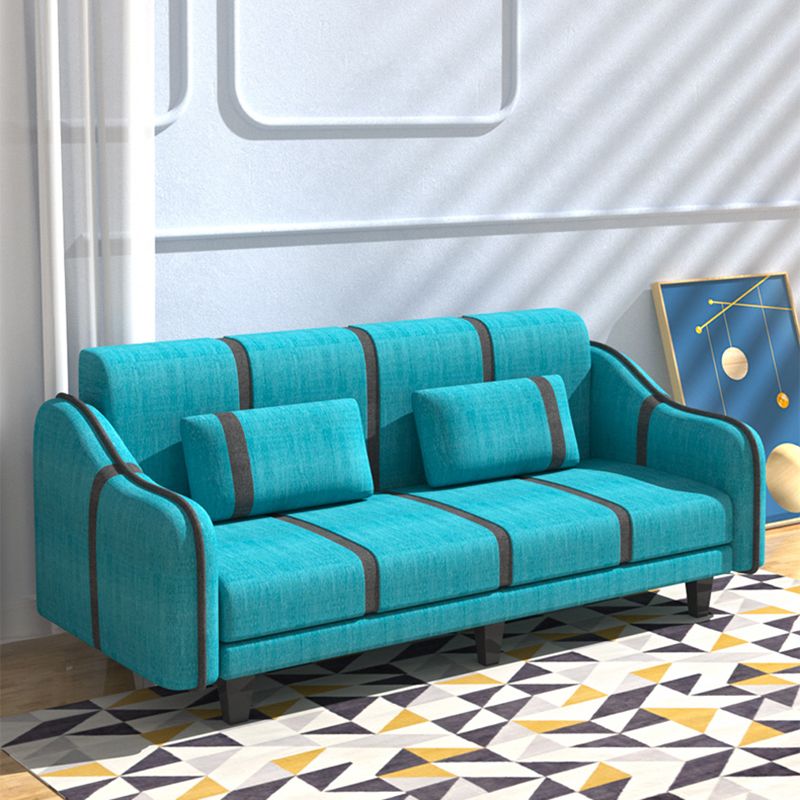 Modernes Cabrio -Sofa Stoff Einkissen -Sitzsofa für Wohnzimmer