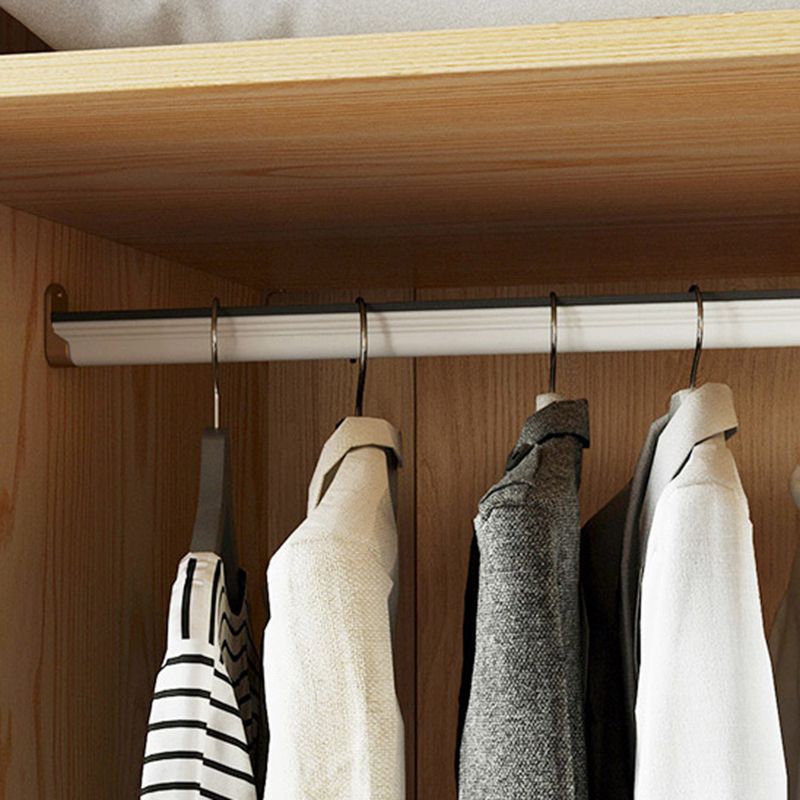 Wooden Hanging Clothes Rack White Hanging Clothes Rack with Door