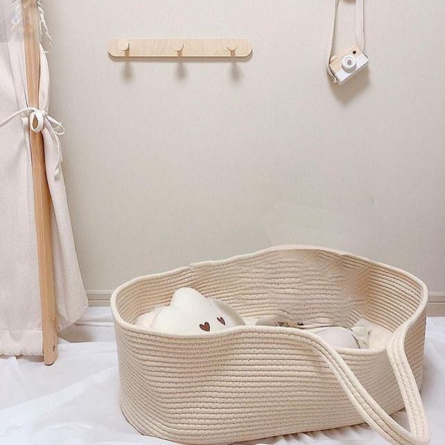 Portable Moses Basket Moses Foldable Basket with Bedding for Newborn