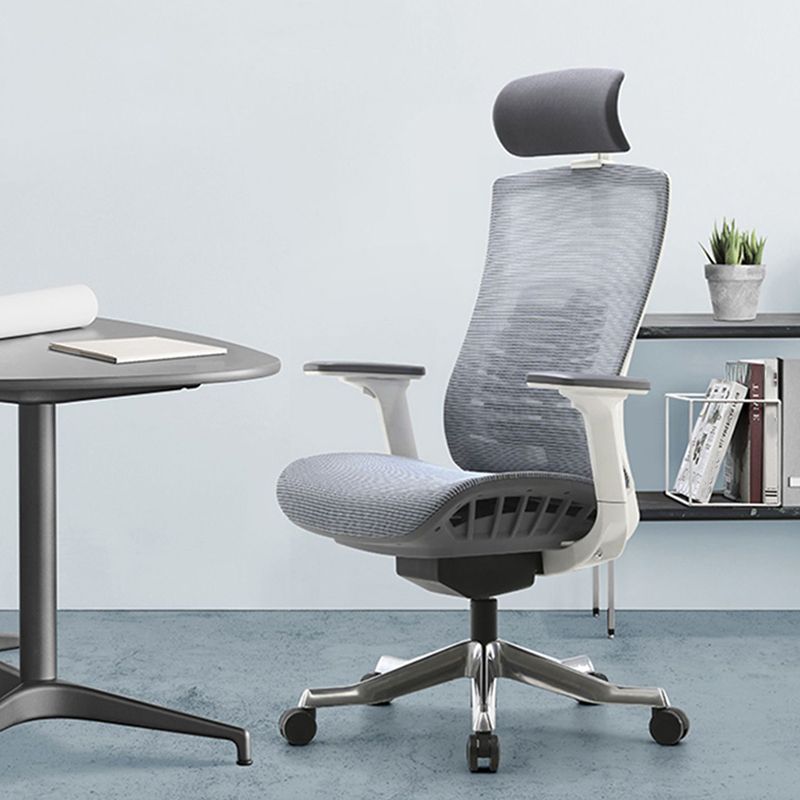 Modern Removable Arms Desk Chair No Distressing Office Chair with Wheels