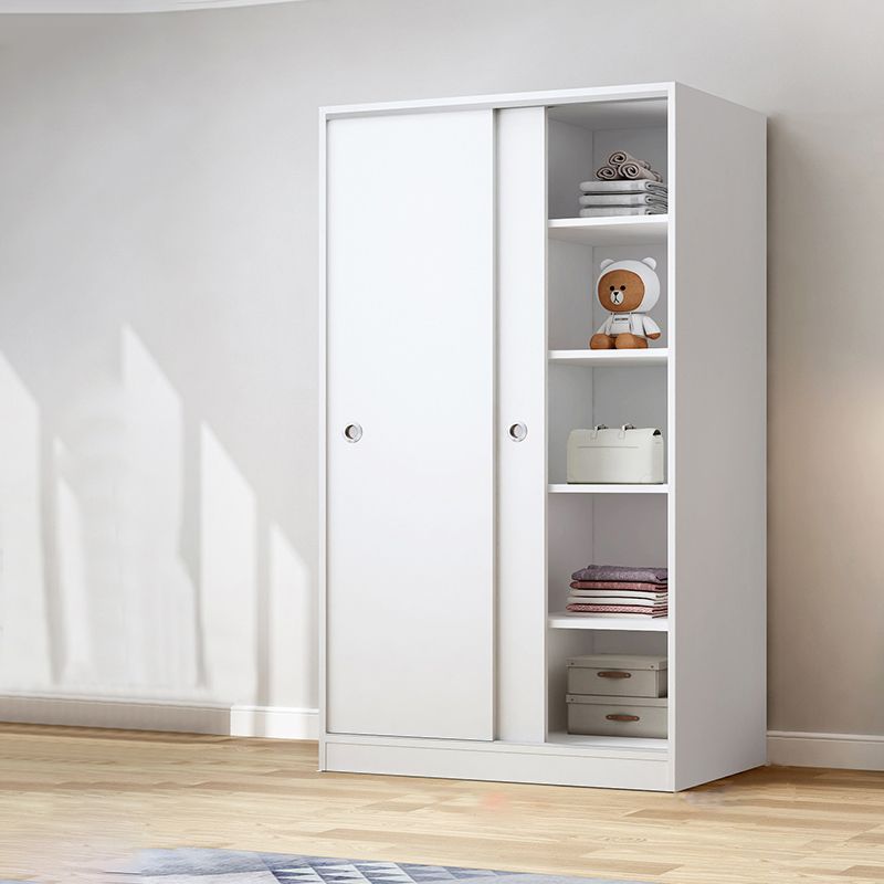 Modern Style Wardrobe Armoire Wooden Wardrobe Closet With Doors