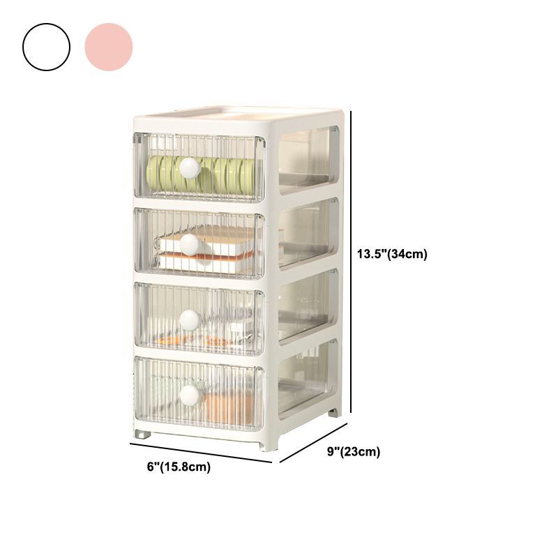 Modern File Cabinet Acrylic with Drawers Filing Cabinet for Home or Office