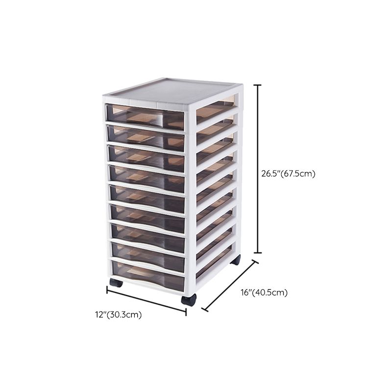 Vertical Transparent Filing Cabinet Plastic Drawers File Cabinet