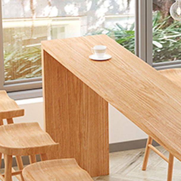 Contemporary Wooden Table Dining Bar Counter Table for Kitchen