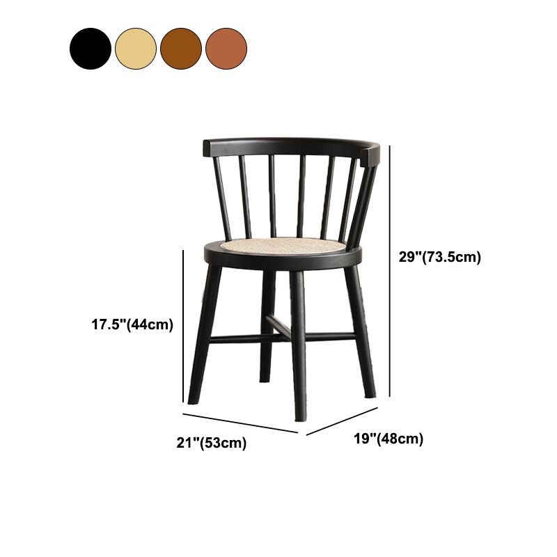 Dining Room Windsor Chairs Contemporary Solid Wood Kitchen Chair for Home