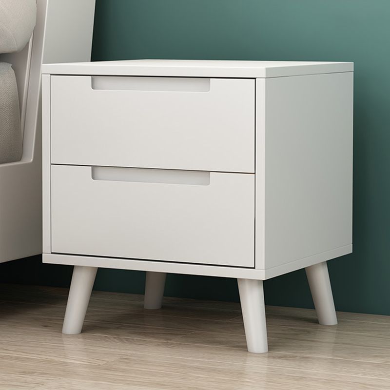 Modern Bed Nightstand Solid Wood Accent Table Nightstand for Bedroom