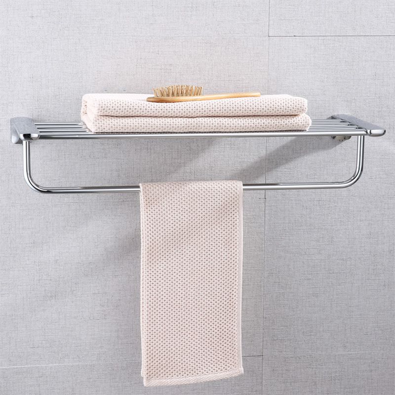 Modern Bathroom Hardware Paper Holder Bath Shelf Silver Bathroom Accessory Kit