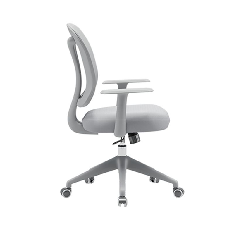 Fixed Arms Office Chair No Distressing Ergonomic Tilt Mechanism Desk Chair with Wheels