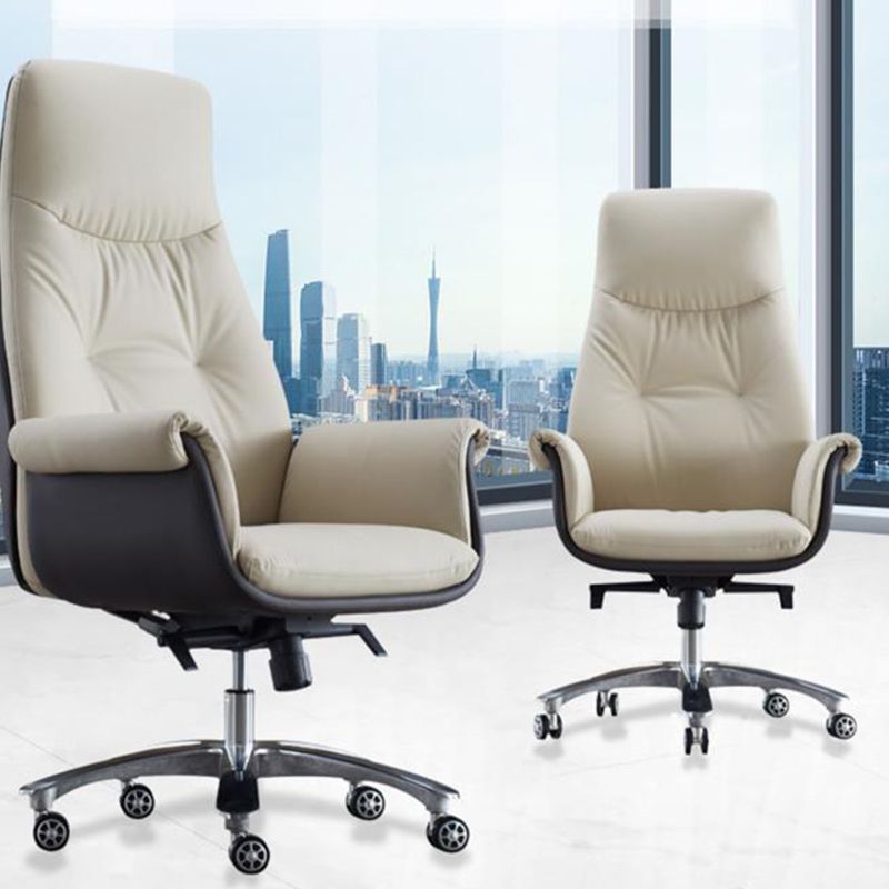 High Back Executive Chair Contemporary Height-adjustable Swivel Managers Chair