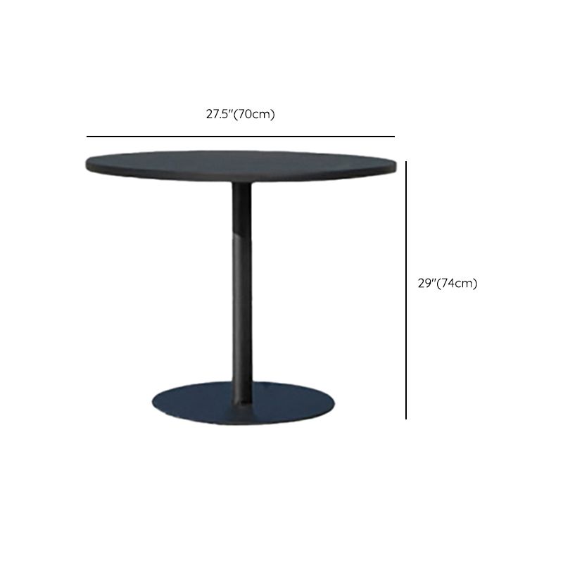 Bistro Table Contemporary Round/Square Table with Metal Frame