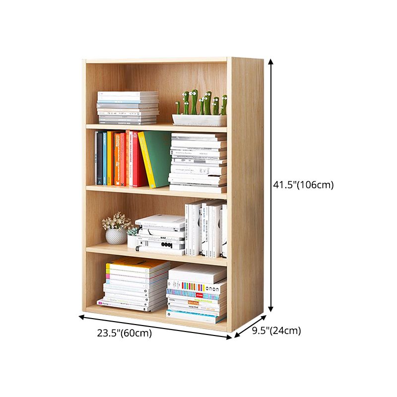 Modern Vertical Standard Bookcase Manufactured Wood Bookshelf for Home