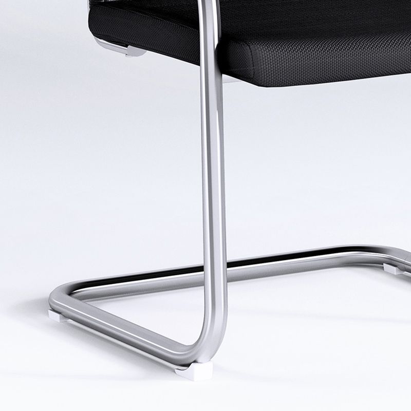 Modern Office Chair Fixed Arms Ergonomic Chair with Breathable Back