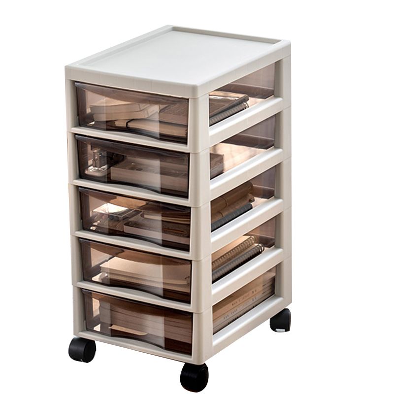 Transparent Filing Cabinet Modern Plastic Drawers Filing Cabinet