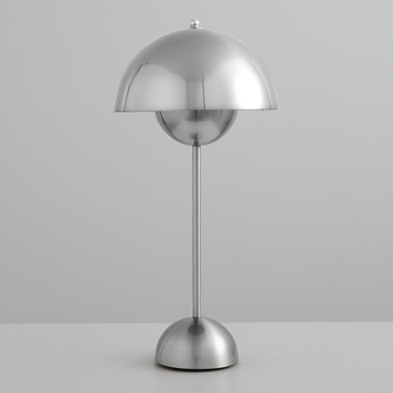 Dome Bedroom Table Lamp Metal Minimalist Style Night Table Lamp