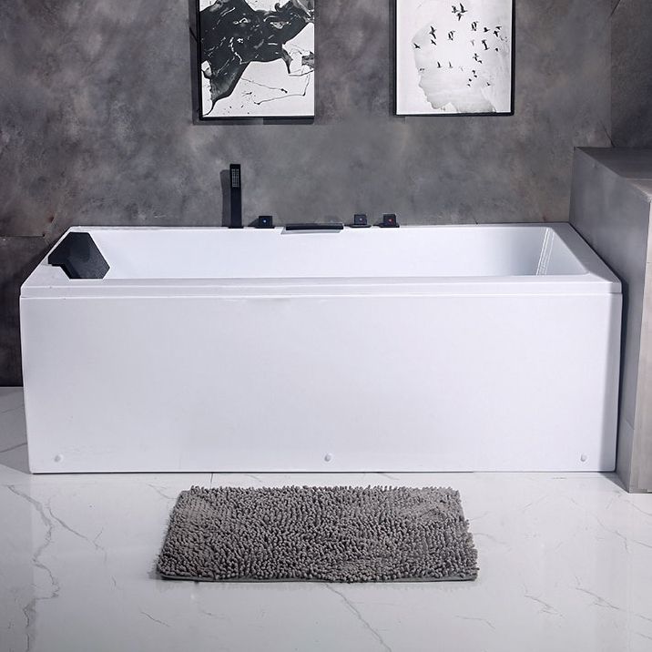 Freestanding Antique Finish Soaking Bath Rectangular Modern Bath Tub