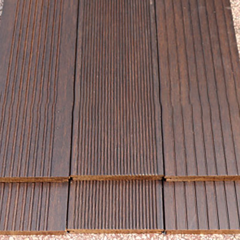 Outdoor Deck Tiles Composite Wooden Striped Detail Deck Tiles