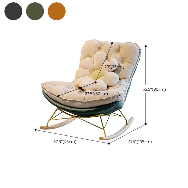 Simple Style Light Luxury Lazy Sofa Chair Chaise Lounge Living Room Rocking Chair